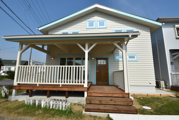 西海岸をイメージしたアメリカンハウスの施工事例イメージ画像