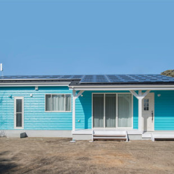 海を感じさせるサーファーテイストの家の施工事例イメージ画像