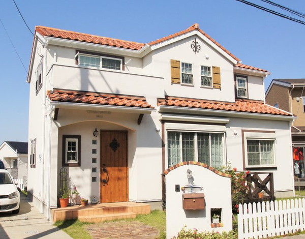 統一感を持たせたキュートな住まいの施工事例イメージ画像