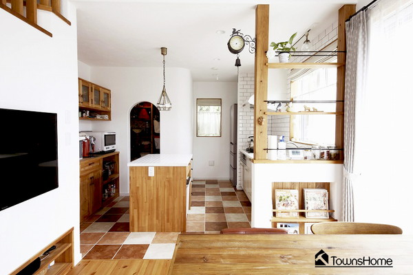 好みにデコレートできるナチュラルな家の施工事例イメージ画像