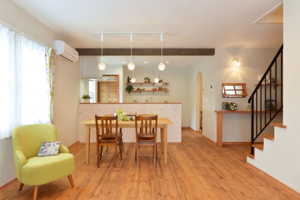 遊び心が光るセンスあふれる内装の施工事例イメージ画像